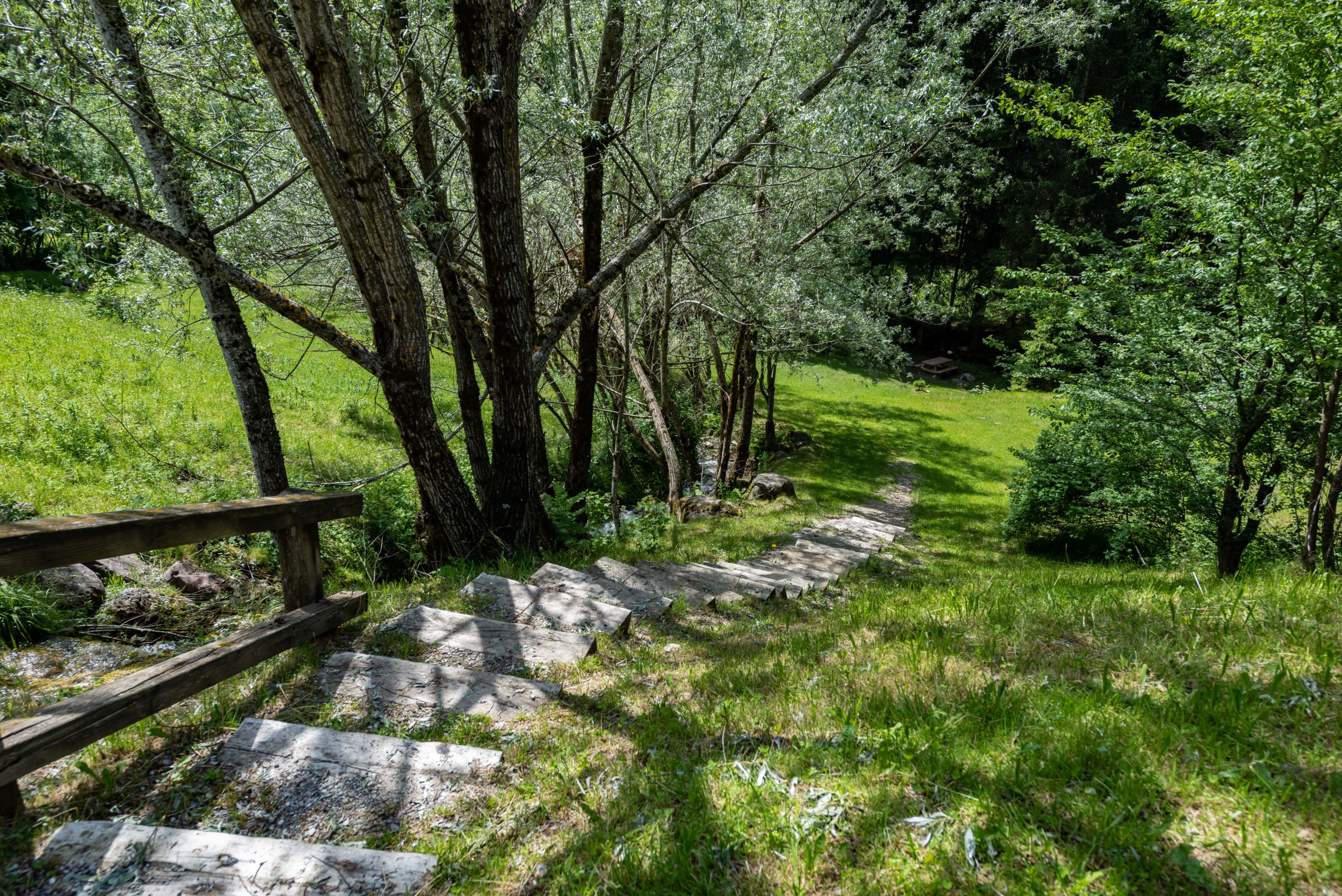 Chalet montagna sentiero