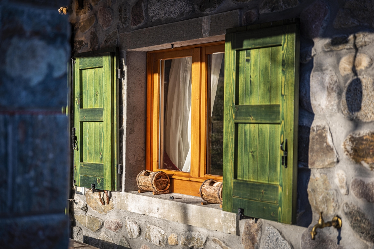 Chalet montagna finestra